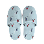 Ice Hockey Players Pattern Print Slippers
