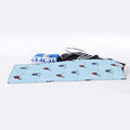 Ice Hockey Players Pattern Print Sports Towel