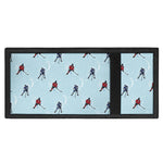 Ice Hockey Players Pattern Print Trifold Wallet