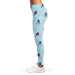Ice Hockey Players Pattern Print Women's Leggings