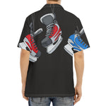 Ice Hockey Skates Print Aloha Shirt