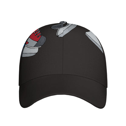 Ice Hockey Skates Print Baseball Cap