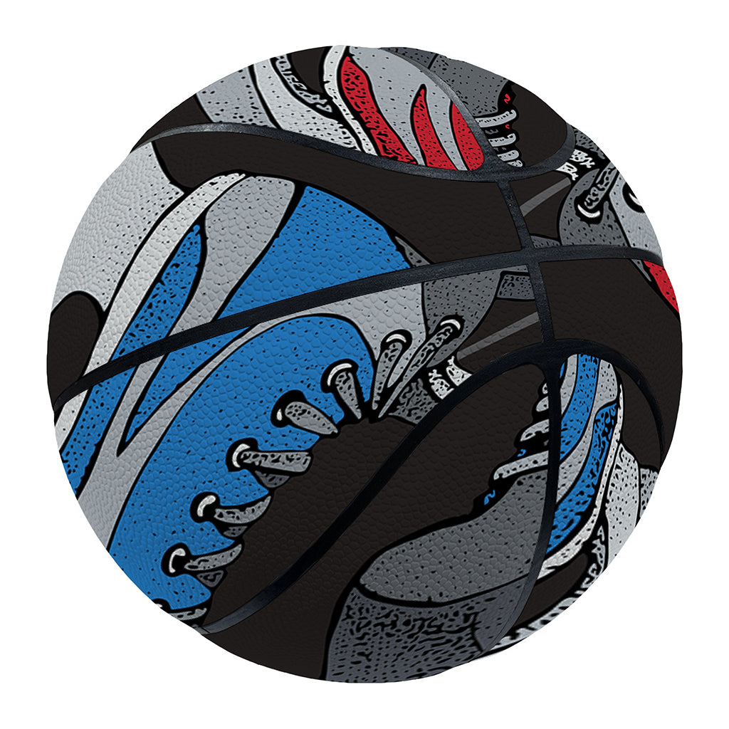 Ice Hockey Skates Print Basketball
