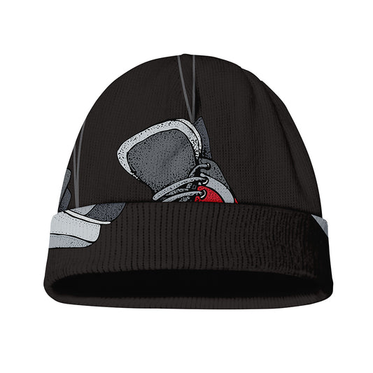 Ice Hockey Skates Print Beanie