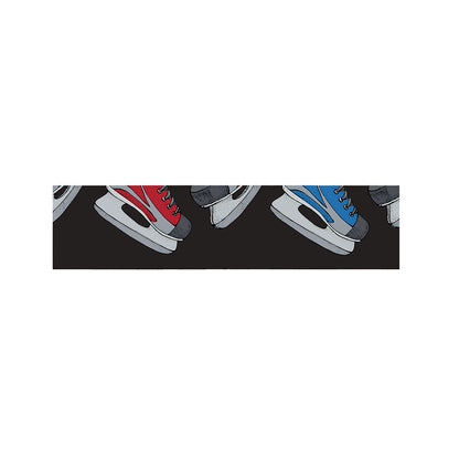 Ice Hockey Skates Print Bed Runner