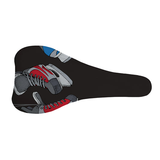 Ice Hockey Skates Print Bicycle Seat Cover