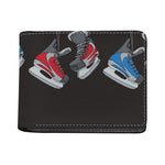 Ice Hockey Skates Print Bifold Wallet
