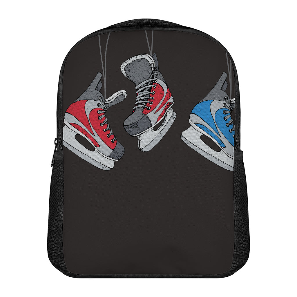 Ice Hockey Skates Print Casual Backpack