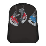 Ice Hockey Skates Print Casual Backpack