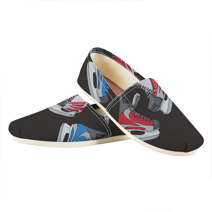 Ice Hockey Skates Print Casual Shoes