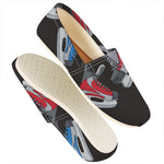 Ice Hockey Skates Print Casual Shoes