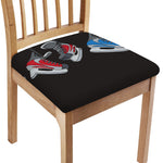 Ice Hockey Skates Print Chair Cushion Cover