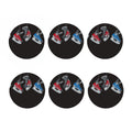 Ice Hockey Skates Print Coaster Set