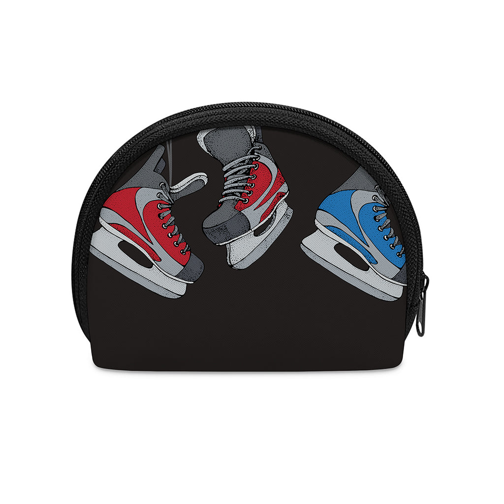 Ice Hockey Skates Print Coin Purse
