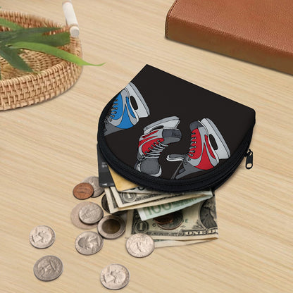 Ice Hockey Skates Print Coin Purse