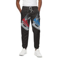 Ice Hockey Skates Print Cotton Sweatpants