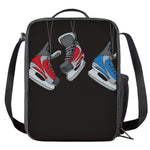 Ice Hockey Skates Print Crossbody Lunch Bag