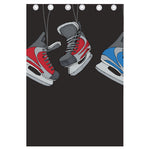Ice Hockey Skates Print Curtain