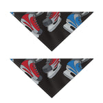 Ice Hockey Skates Print Dog Bandana