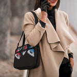 Ice Hockey Skates Print Double Strap Bible Bag