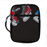 Ice Hockey Skates Print Front Pocket Bible Bag