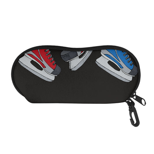 Ice Hockey Skates Print Glasses Case