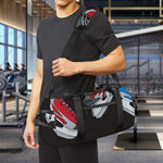 Ice Hockey Skates Print Gym Bag