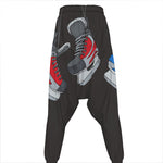 Ice Hockey Skates Print Hammer Pants