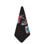 Ice Hockey Skates Print Hand Towel