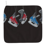 Ice Hockey Skates Print Hand Towel