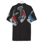 Ice Hockey Skates Print Hawaiian Shirt