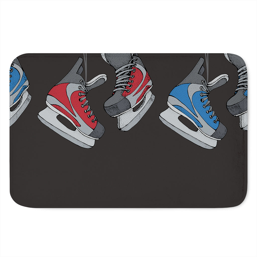 Ice Hockey Skates Print Indoor Door Mat