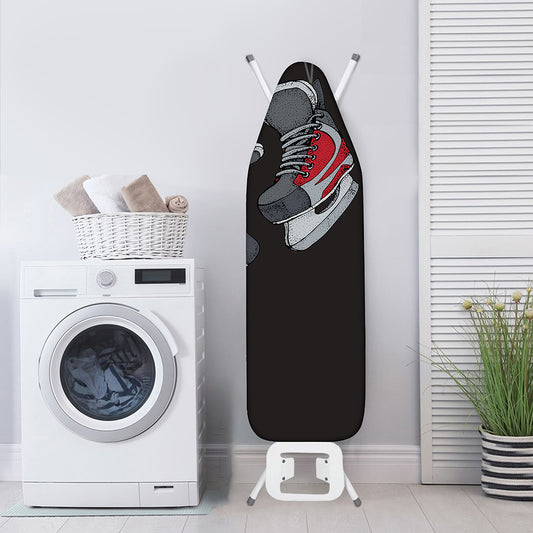 Ice Hockey Skates Print Ironing Board Cover