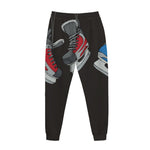 Ice Hockey Skates Print Jogger Pants