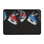 Ice Hockey Skates Print Kitchen Mat