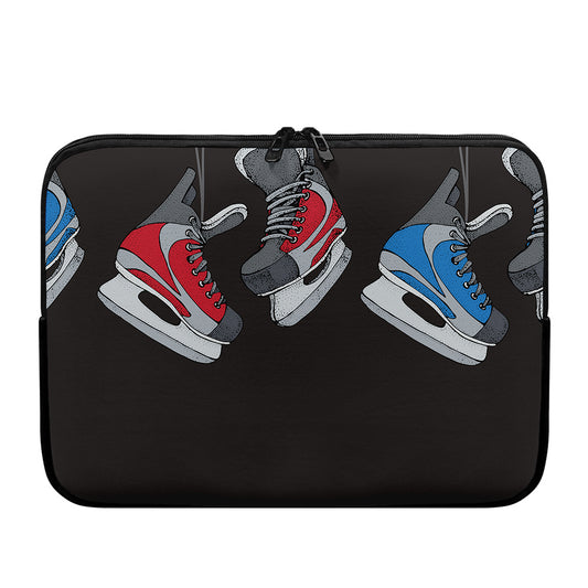 Ice Hockey Skates Print Laptop Sleeve