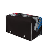 Ice Hockey Skates Print Leather Tissue Box Cover