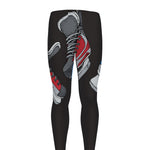 Ice Hockey Skates Print Men's leggings