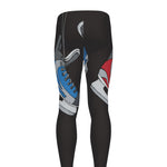 Ice Hockey Skates Print Men's leggings