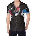 Ice Hockey Skates Print Men's Shirt
