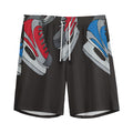 Ice Hockey Skates Print Men's Athletic Shorts