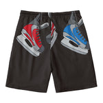 Ice Hockey Skates Print Men's Swim Trunks