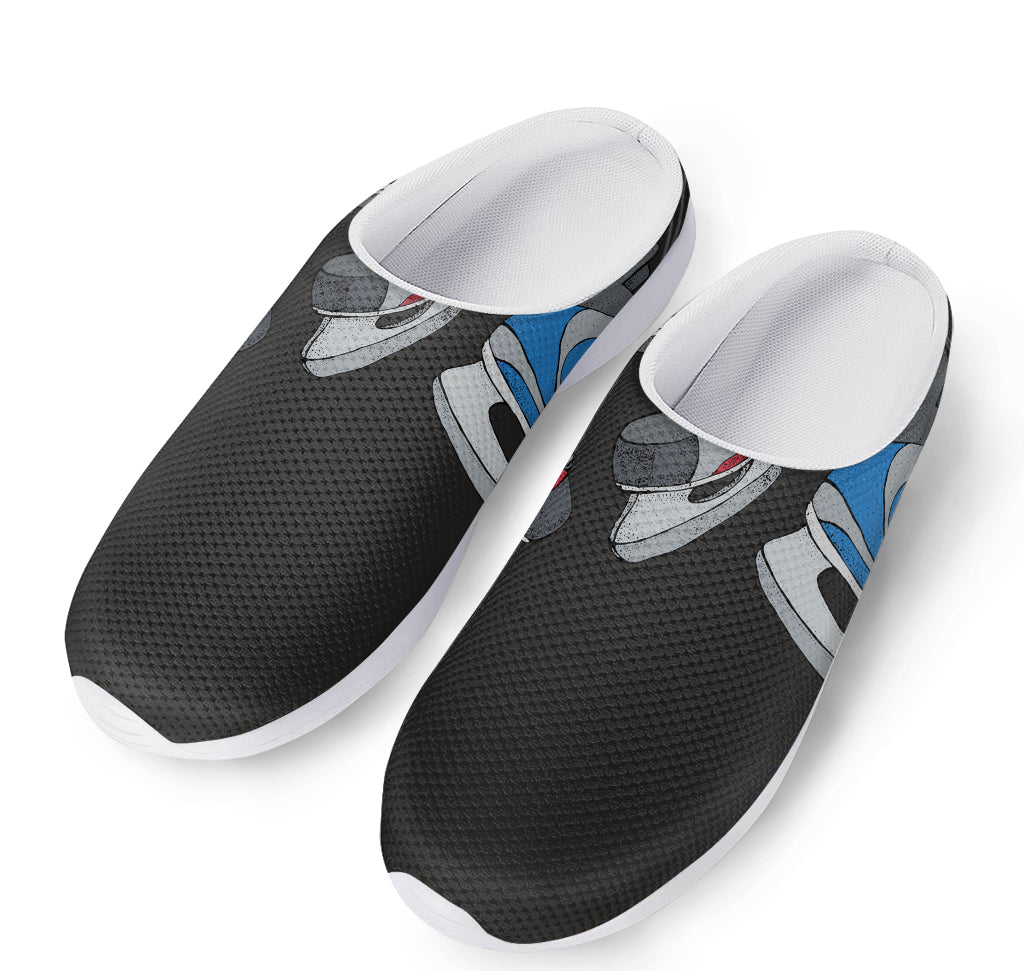 Ice Hockey Skates Print Mesh Casual Shoes