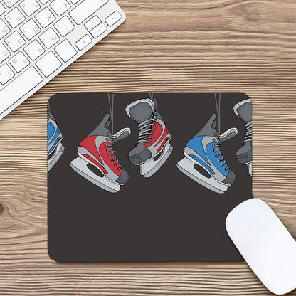 Ice Hockey Skates Print Mouse Pad