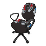 Ice Hockey Skates Print Office Chair Cover
