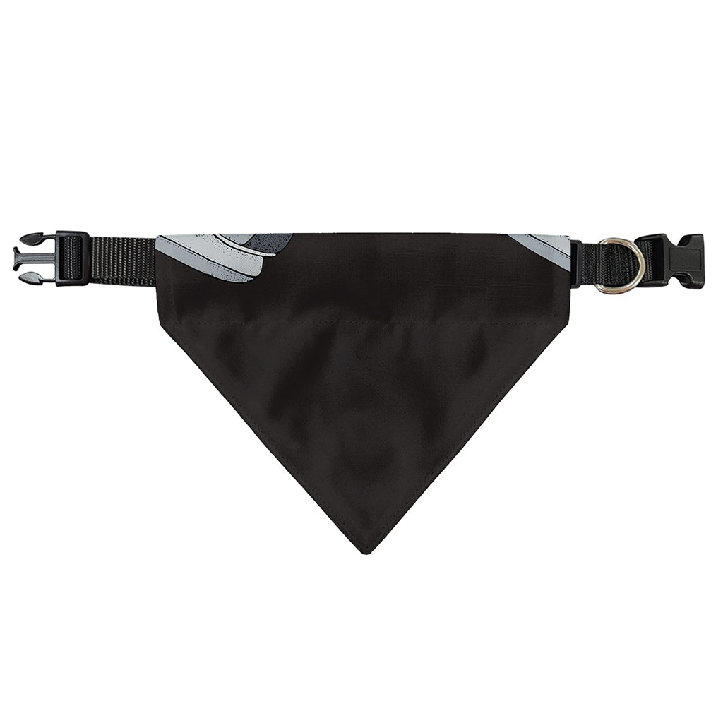 Ice Hockey Skates Print Over The Collar Dog Bandana