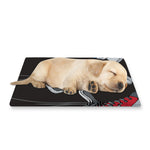 Ice Hockey Skates Print Pet Cooling Mat Cover
