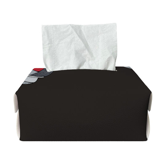 Ice Hockey Skates Print Rectangle Tissue Box Cover