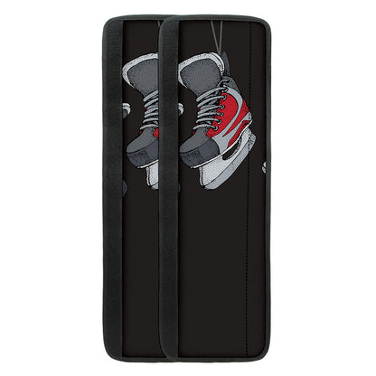 Ice Hockey Skates Print Refrigerator Handle Covers