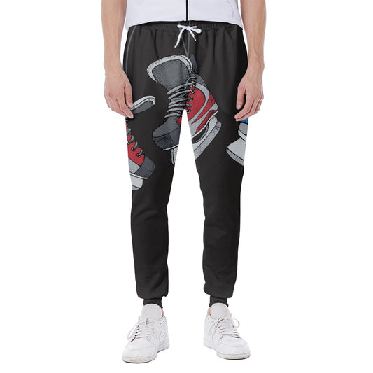 Ice Hockey Skates Print Scuba Joggers